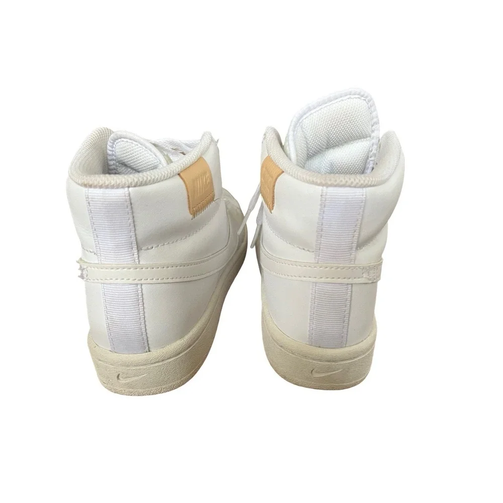 Nike  Court Royale High Top Shoes, Size 7 White Very Gently Used! Athleisure,